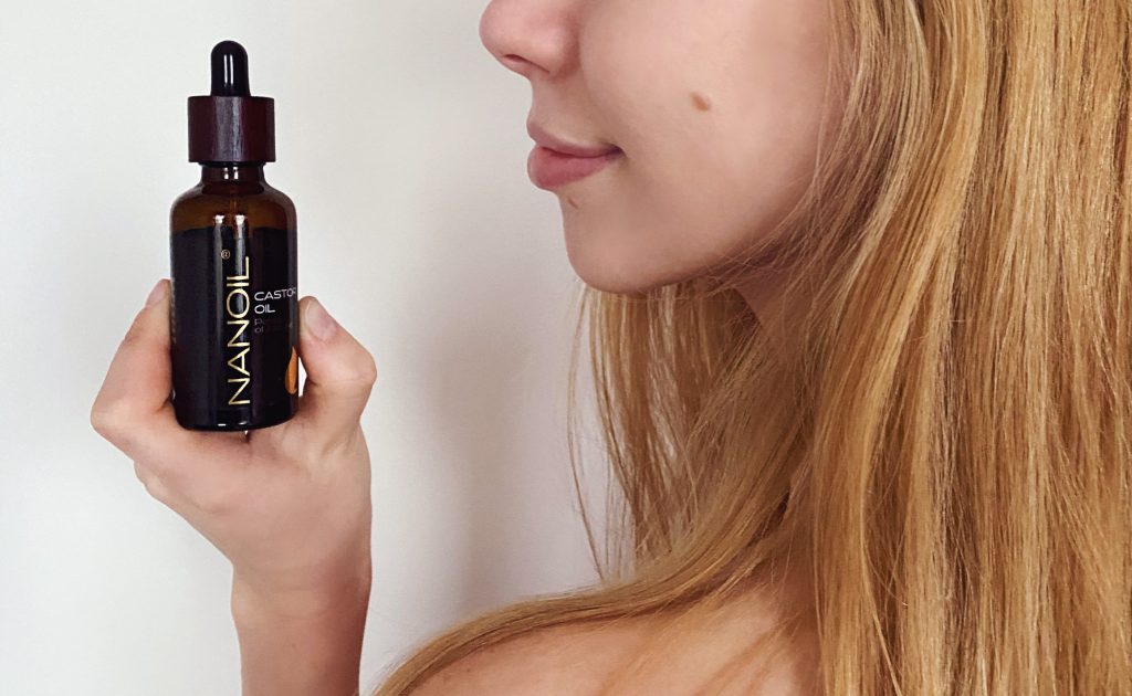 nanoil ricinový olej na vlasy